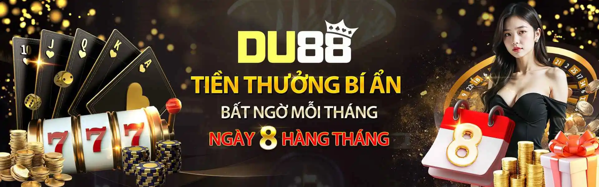 Hình giới thiệu các chuyên mục giải trí online và nội dung nổi bật tại Du88